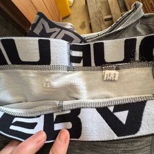 Youth size large - Under Armour Black and Gray Boxer Briefs